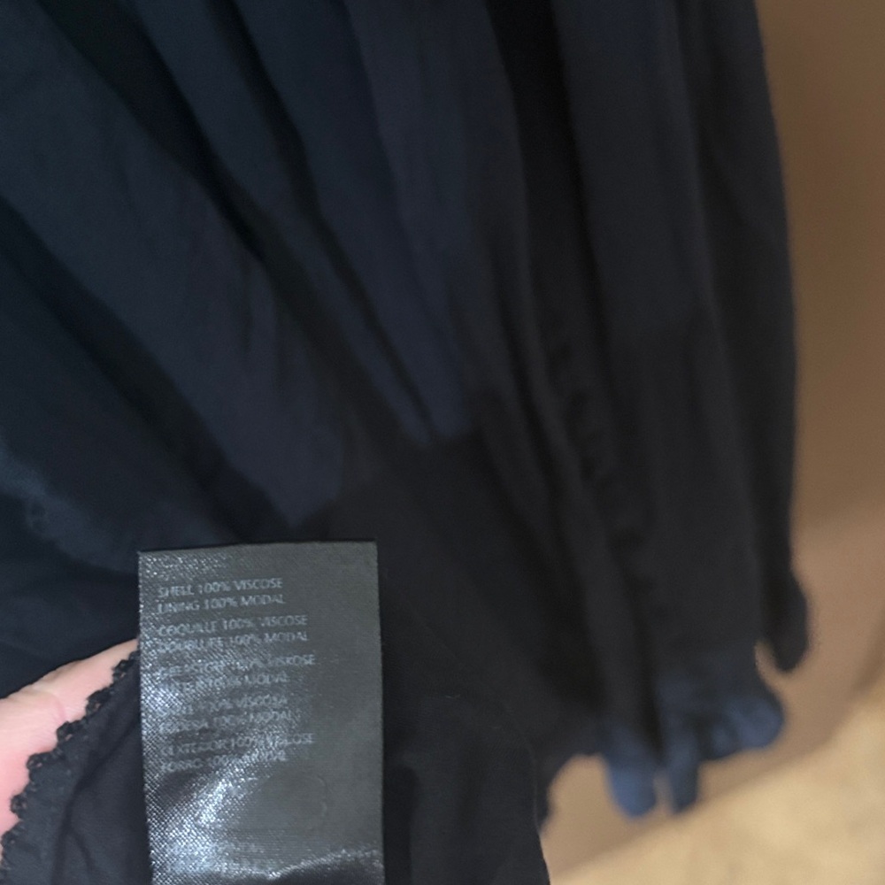 Anthropologie Butterfly Black Midi Dress - Picture 10 of 10